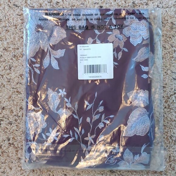 NEW Free People Rosalie Embroidered Mini Dress - Picture 5 of 10